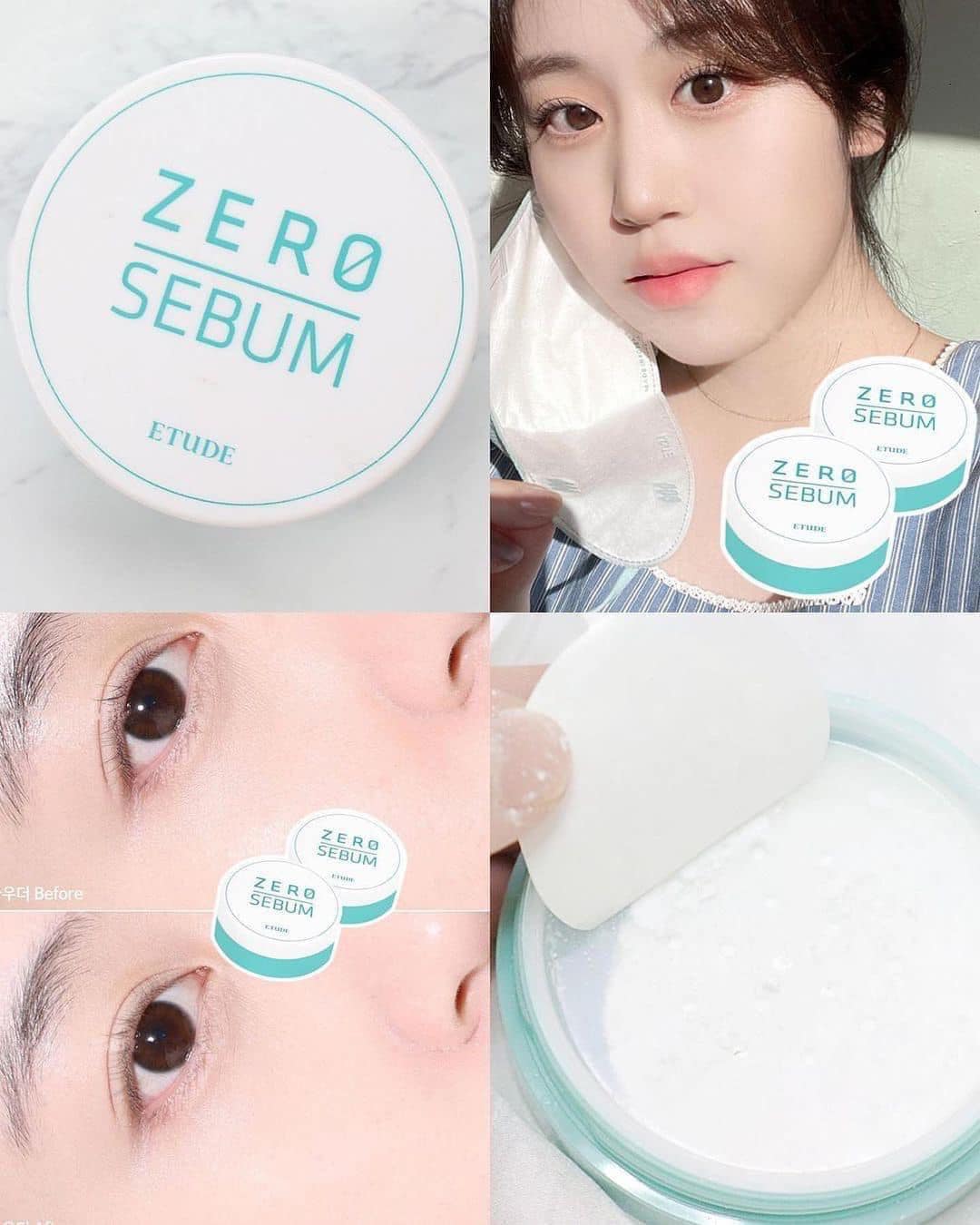 PHẤN PHỦ KIỀM DẦU ETUDE HOUSE ZERO NOSEBUM DRYING POWDER
