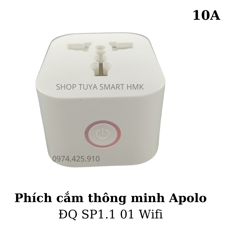Ổ Cắm Thông Minh Tuya Wifi 16A