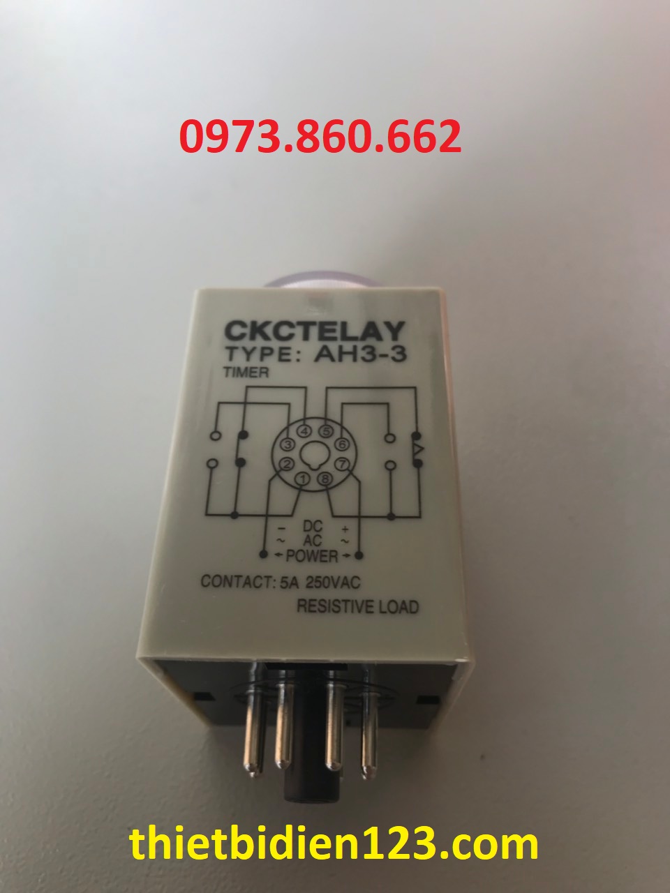 Rơ le thời gian Timer CKCTELAY 10S, 30S, 60S, 30M, 60M