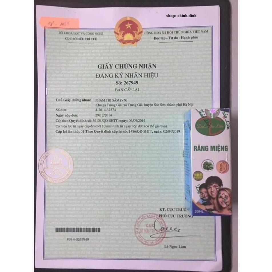 Tinh Dầu Răng miệng Dạ Thảo Liên - Chính Hãng