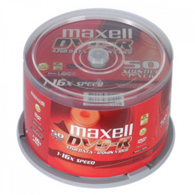 [HCM]Lốc dvd maxell 50 cái