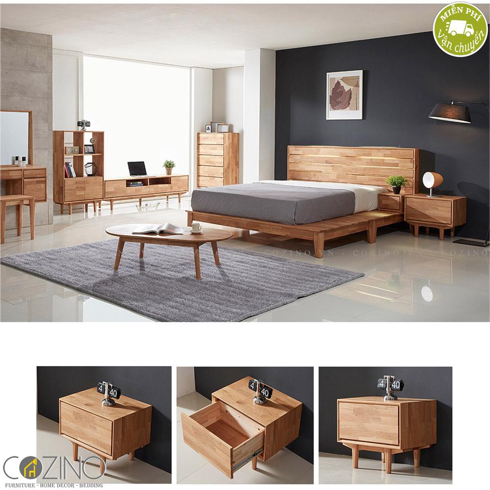 Tủ ngăn kéo Calla 1 hộc gỗ cao su