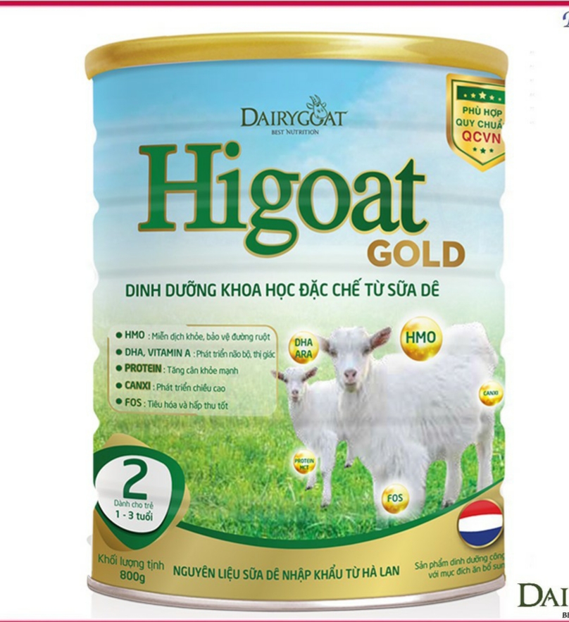 Sữa dê higoat gold 2 800g