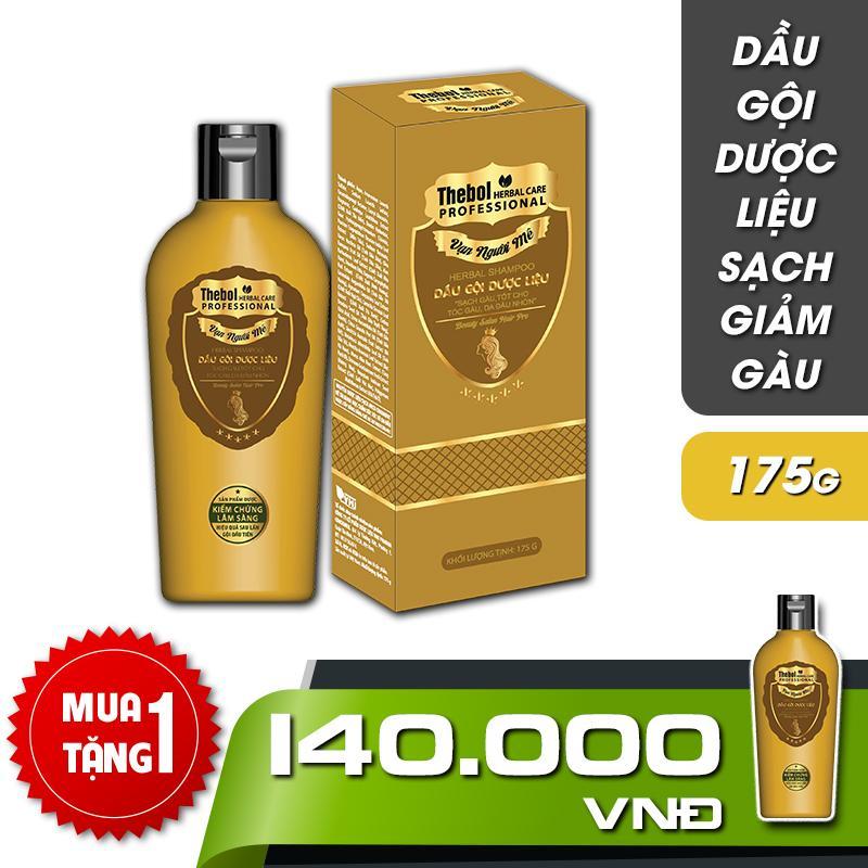 (Mua 1 tặng 1) Dầu gội dược liệu sạch làm sạch gàu Thebol 175g