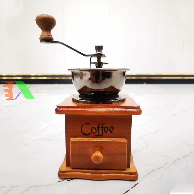 Grinder cafe mini, Coffee Mill beans hand crank, grinding machine coffe