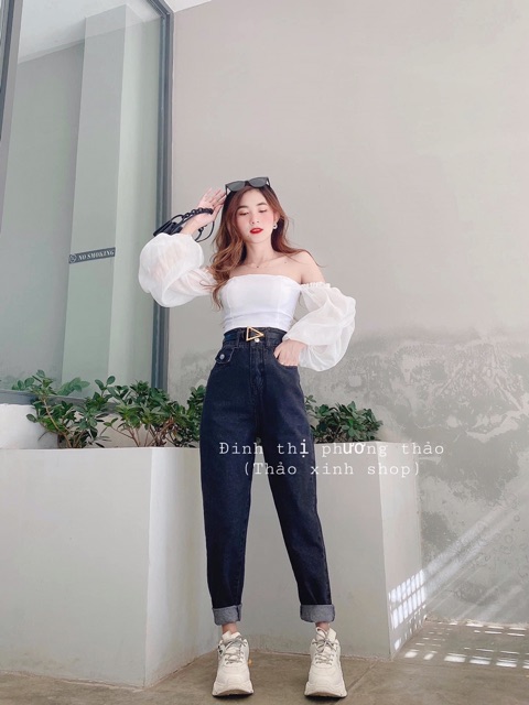 ÁO BẸT VAI TAY PHỐI LƯỚI RÚT DÂY ☄️