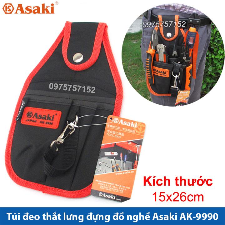 Túi đeo đồ nghề 6 ngăn Asaki AK-9990