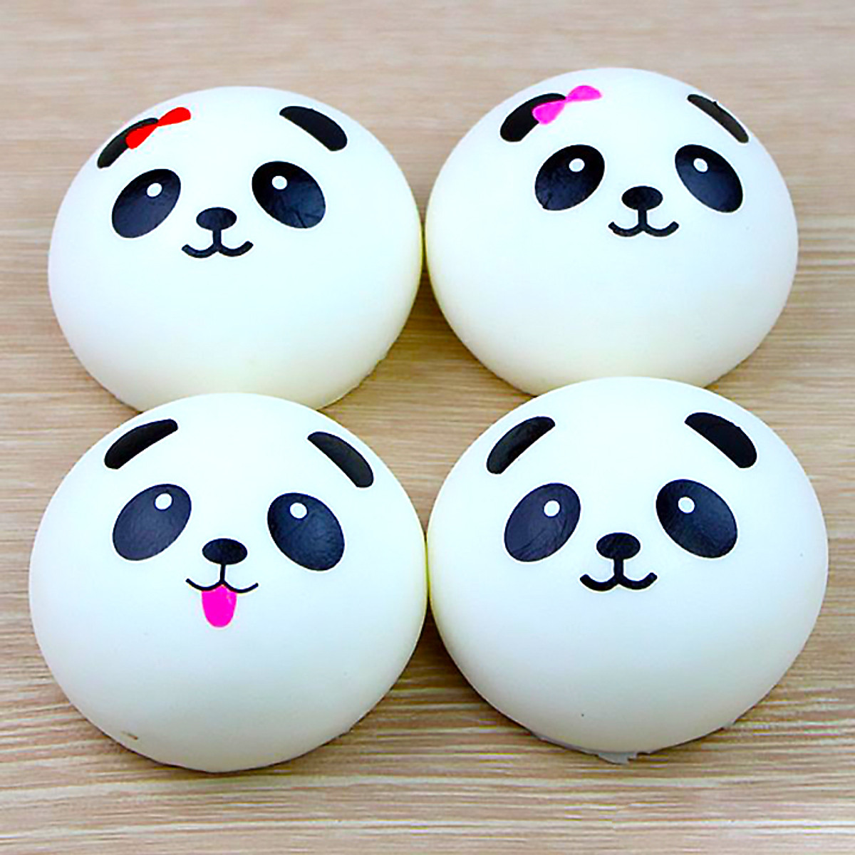 Squishy buns panda side delivery bear random - Toys Babe