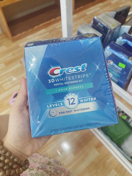Miếng dán trắng răng Crest 3D