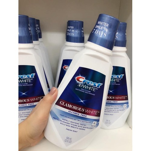 [ĐỦ LOẠI] Nước Súc Miệng Crest 3D White Mouthwashes