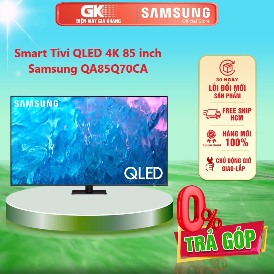 Smart tivi qled 4k 85 inch samsung qa85q70ca - giao toàn quốc - freeship hcm