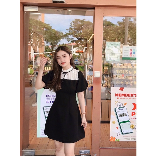 [3-5/8 Hoàn Tiền 25%]Đầm Tiny tay bồng