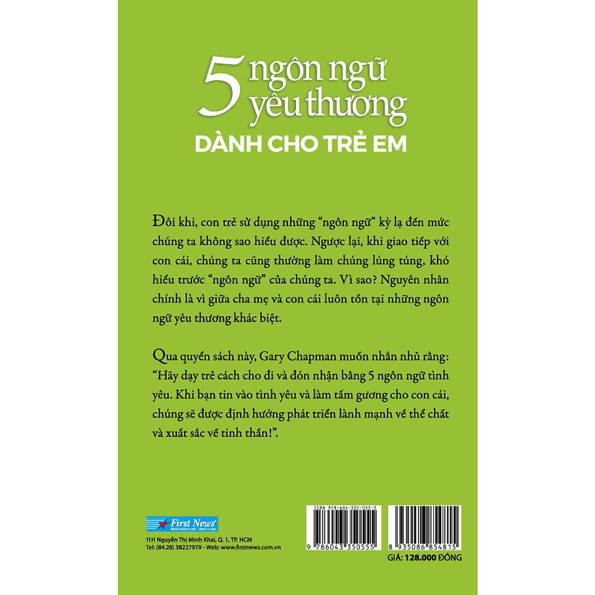 5 Ngôn Ngữ Yêu Thương Dành Cho Trẻ Em (Tái Bản)