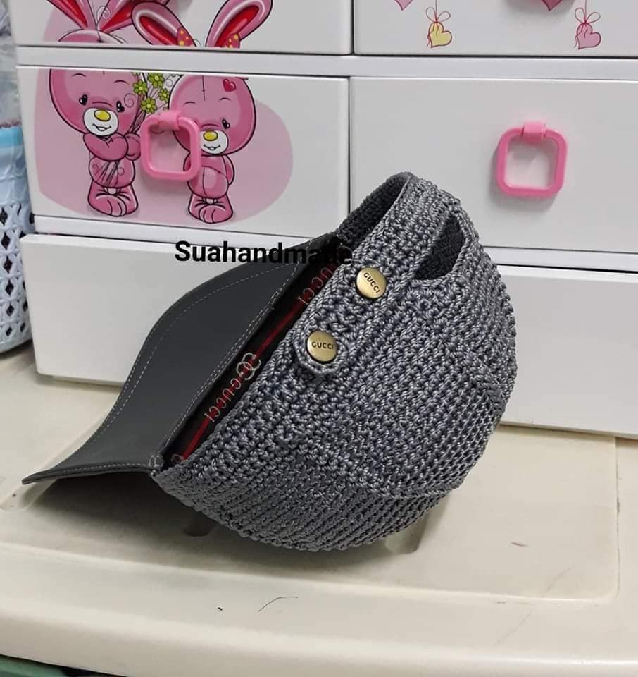 Nón handmade phối da và sợi thô Việt Nam