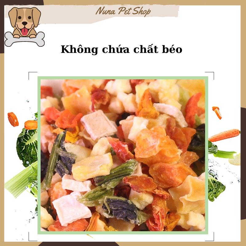Rau củ sấy Captain cho chó mèo (Gói 100g)