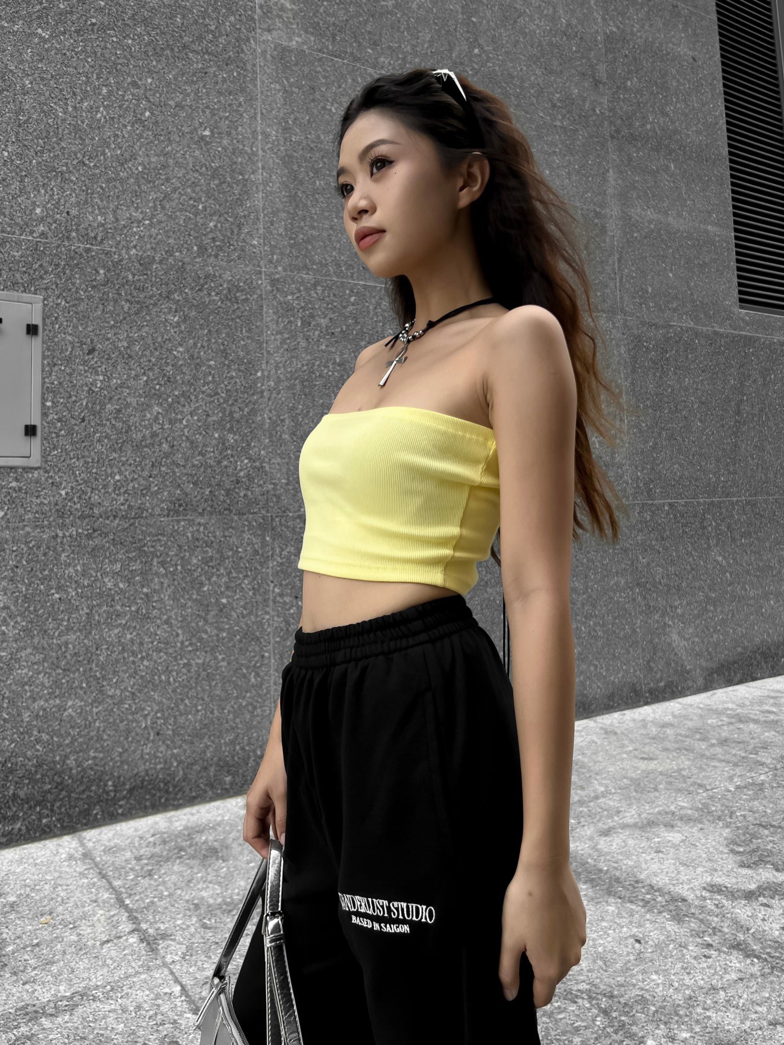 Áo ống thun gân nhiều màu