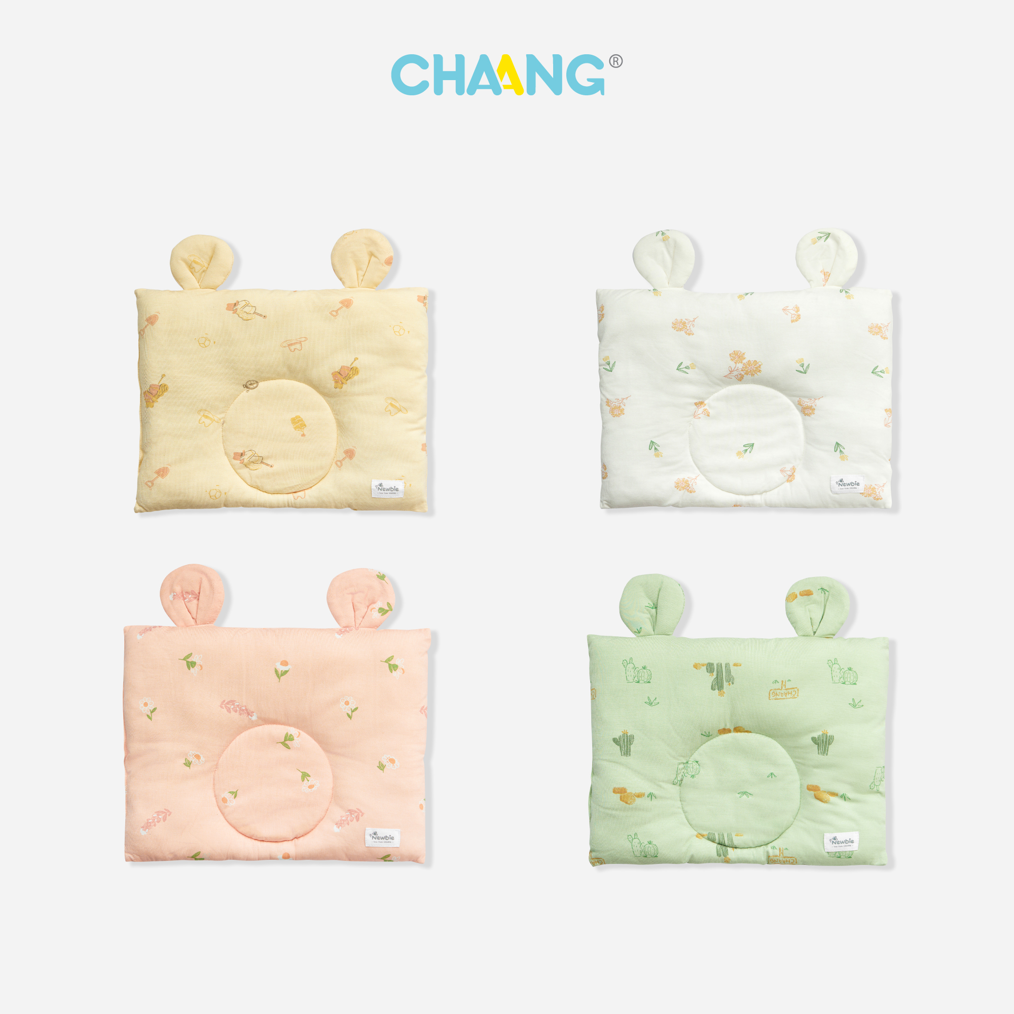 [CHAANG] Gối lõm cho bé sơ sinh Treasure Chaang