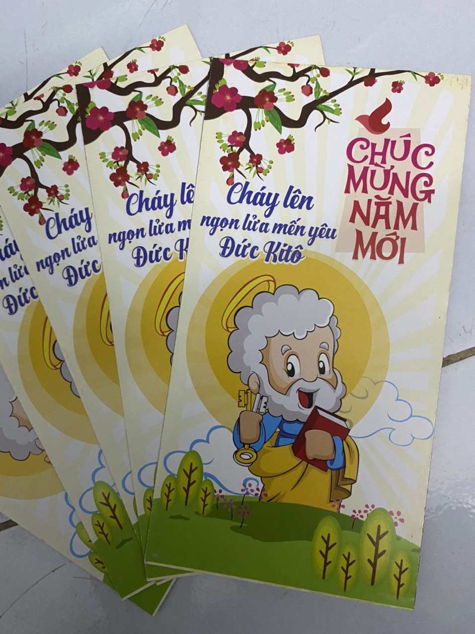 700. 1 xấp ( 10 bao lì xì) bao lì xì công giáo 2023