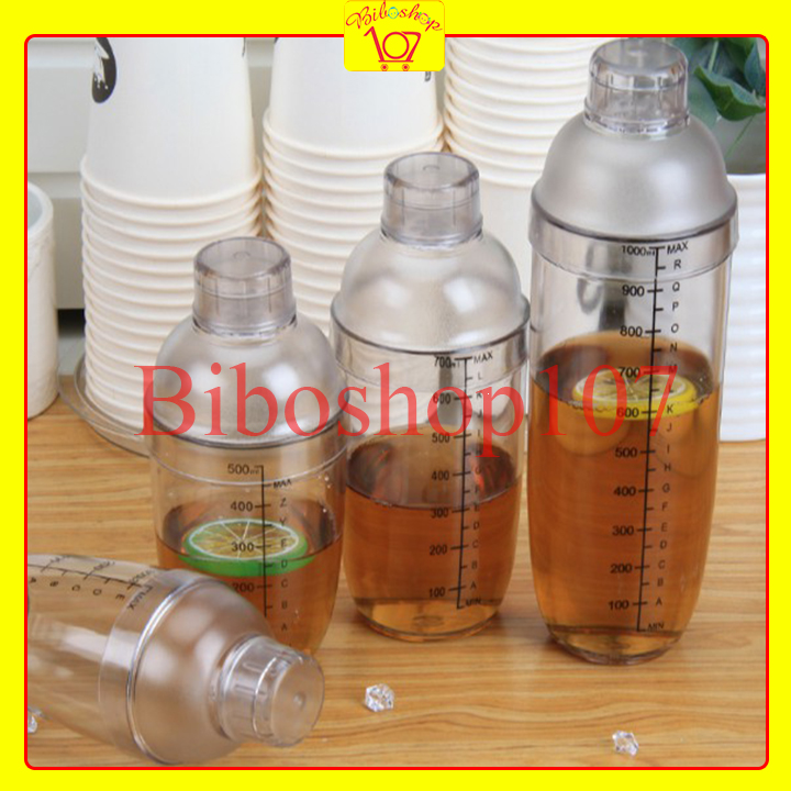 Bình lắc pha chế có vạch chia định lượng 700ml (cocktail shaker)