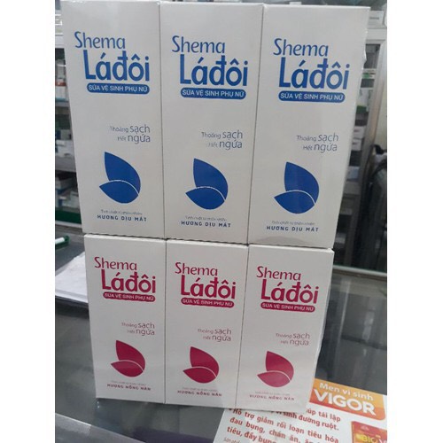 [HCM]Dung dịch vệ sinh SHEMA Lá Đôi chai 200ml