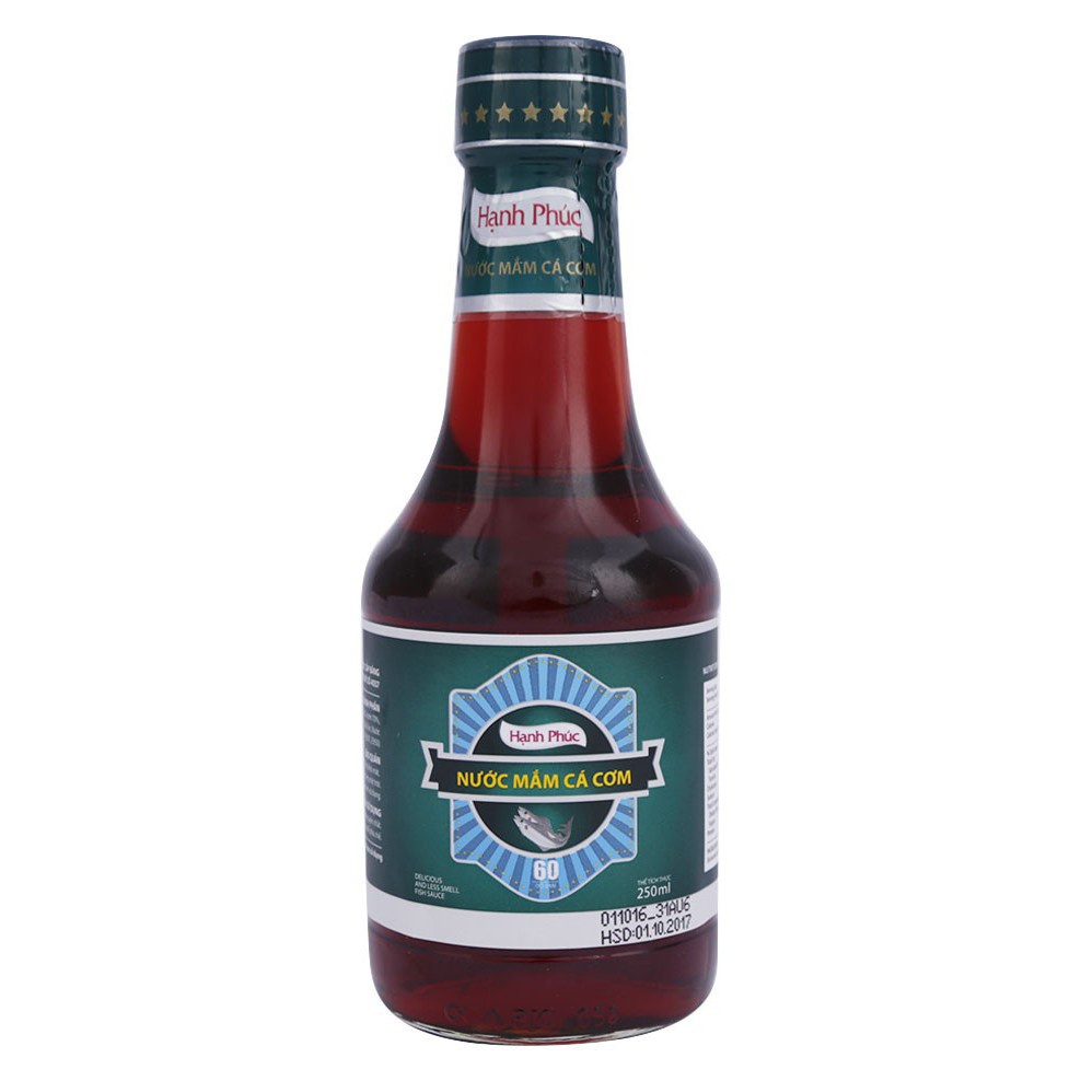 NƯỚC MẮM HẠNH PHÚC 60 ĐỘ ĐẠM 250ML