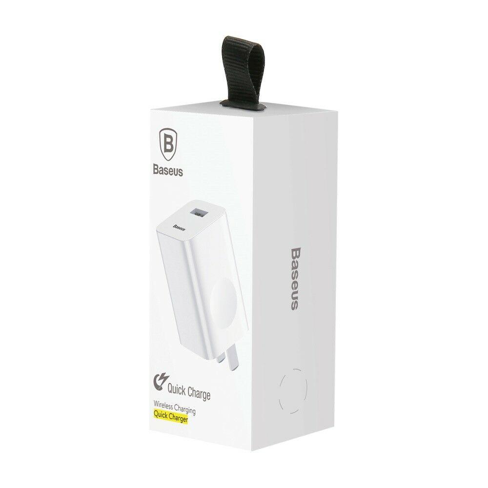 Củ sạc nhanh Baseus Travel Quick Charge 3.0 24W sạc 50% trong 30 phút cho Iphone,Samsung , Xiaomi,Sony,Nokia