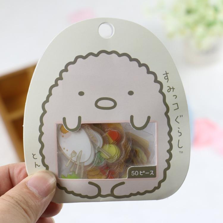 Combo 50 nhãn dán sticker hình gấu dễ thương
