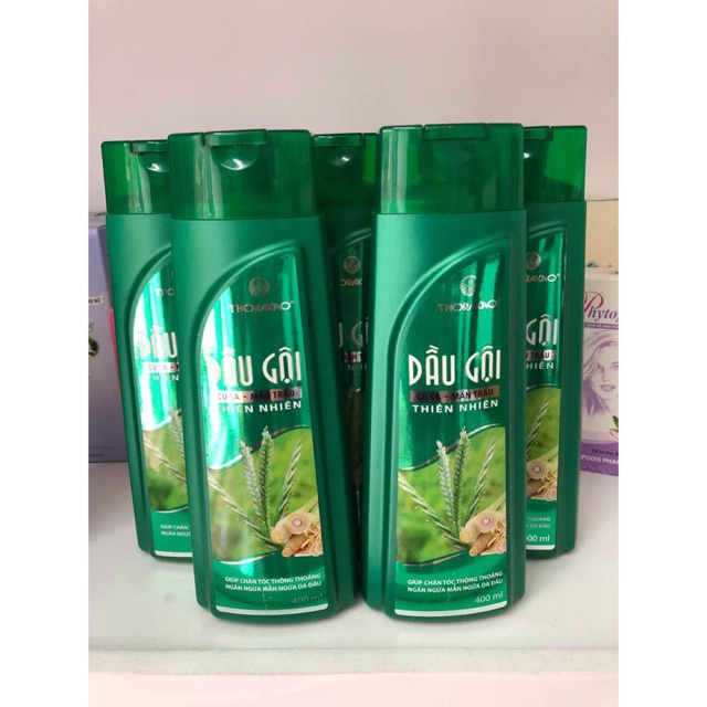 [HCM]Dầu Gội Thorakao Củ Sả Mần Trầu 400ml