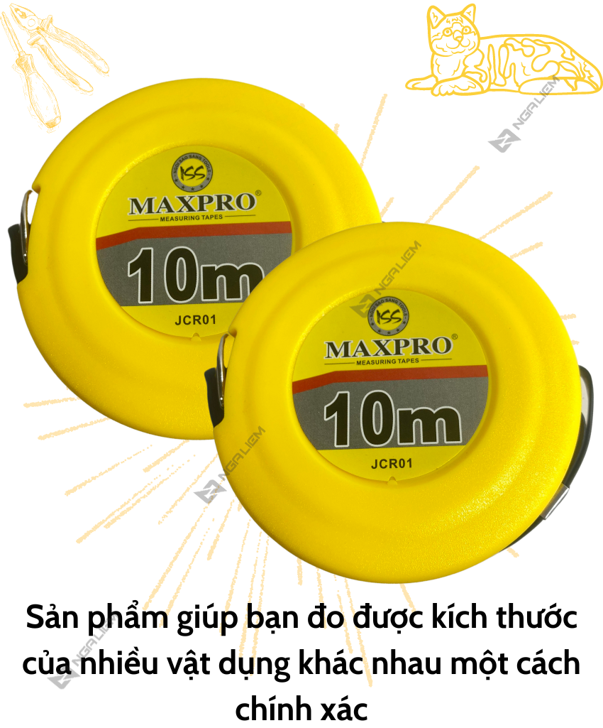 Thước Cuộn Sắc Jcr01 – 10m, 20m Maxpro