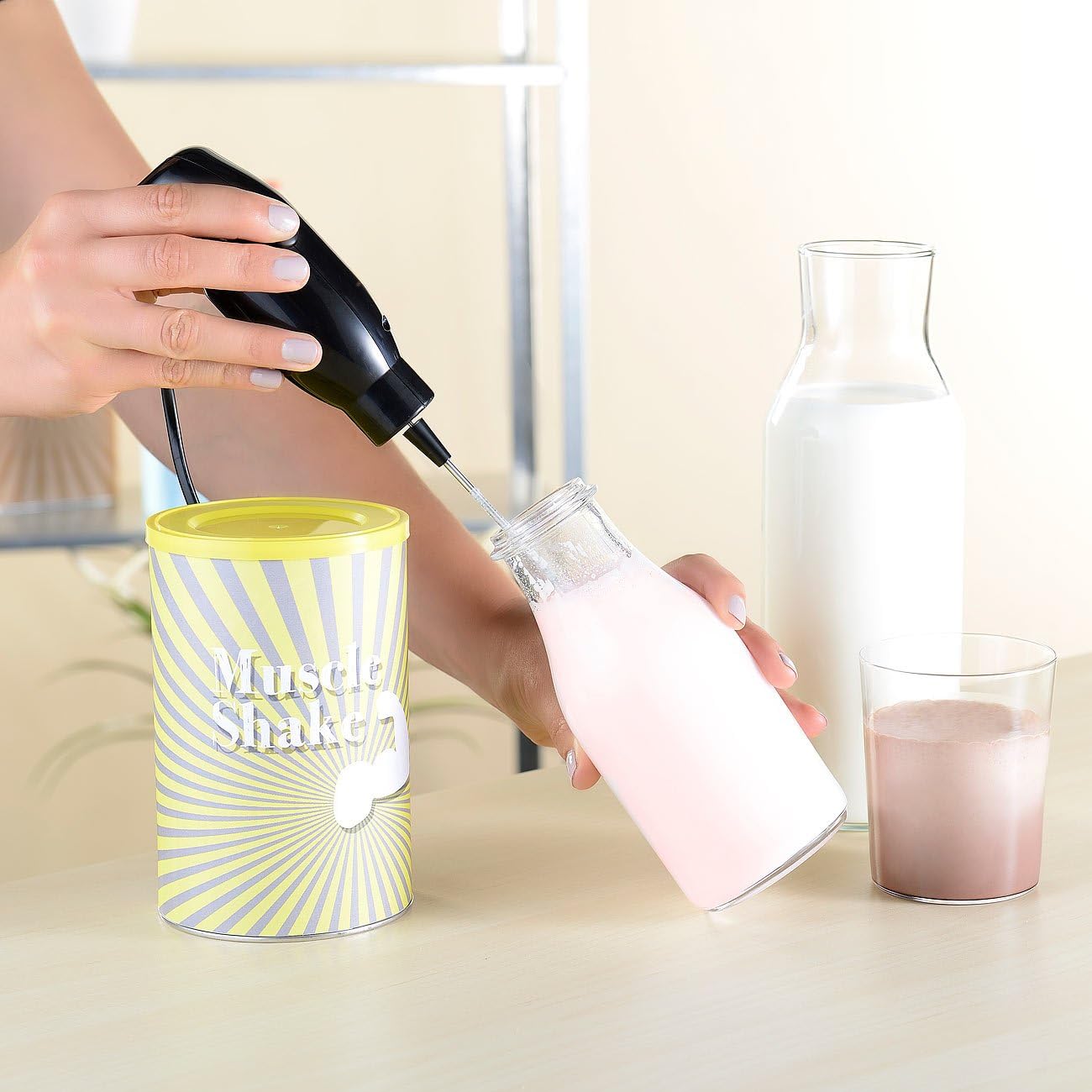 Máy đánh trứng tạo bọt cafe Sokany SK 1733