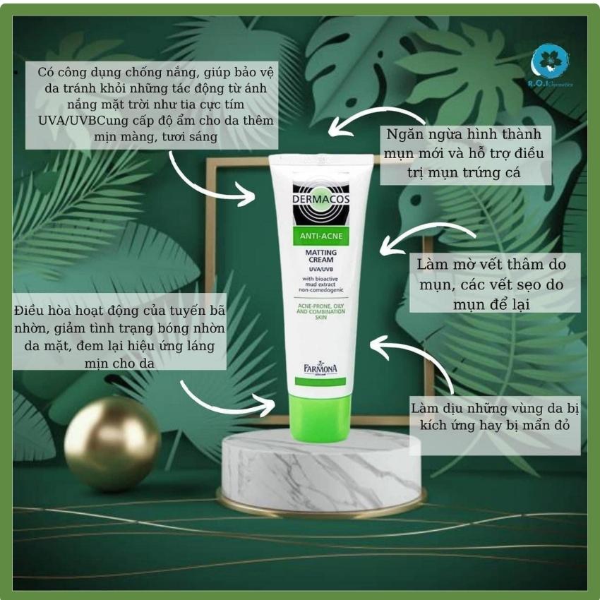 [ECO BEAUTY] Sữa rửa mặt Dermacos ngăn ngừa mụn 150mL