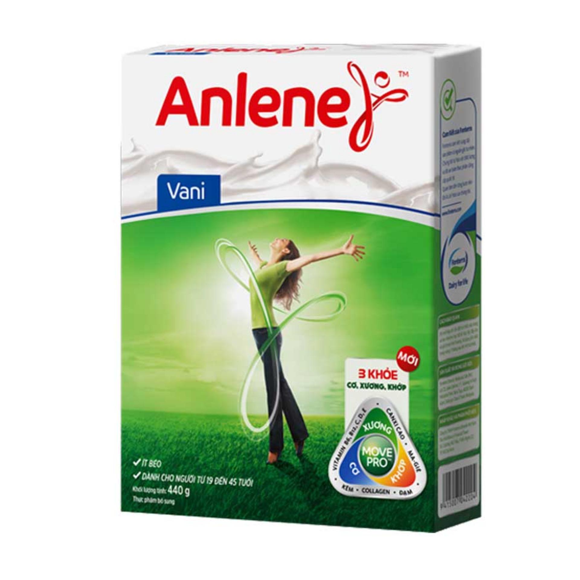 Anlene MOVEPRO™ 440G (hương vani, hộp giấy)