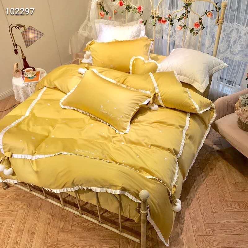(💥XẢ HẾT, RẺ LỖ VỐN) SET 4 MÓN LỤA SATEEN/ TENCEL100s CAO CẤP SIÊU MỊN MÁT NHẬP KHẨU CAO CẤP