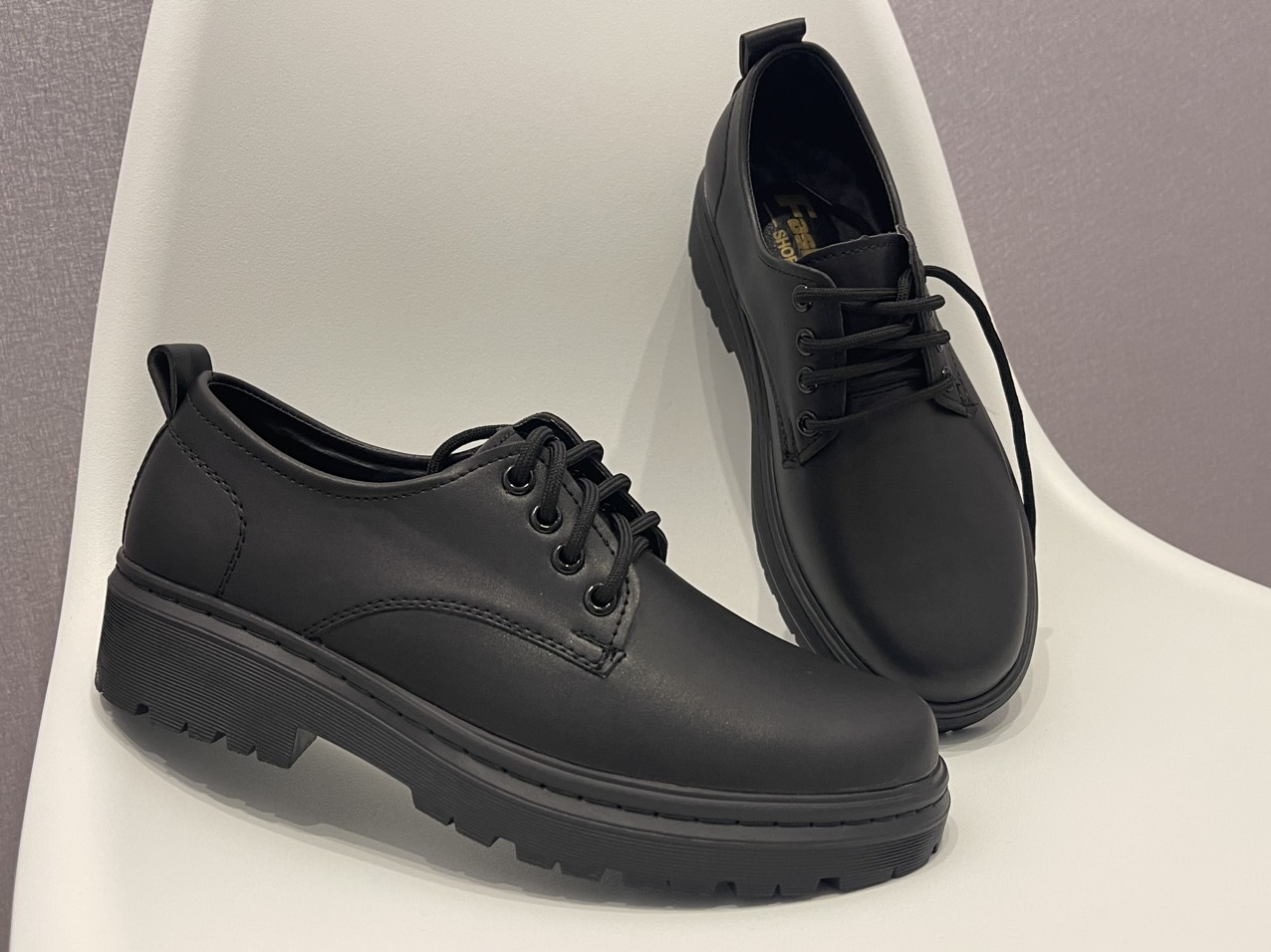 Giày boots da- Giày đốc nam cổ ngắn phong cách trẻ trung