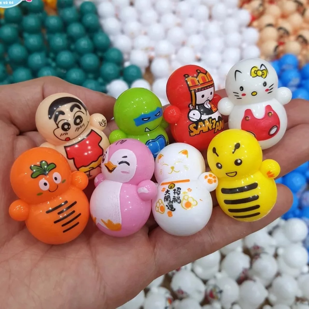 Đồ Chơi Lật Đật Mini Dễ Thương Cho Bé Nhiều Mẫu Đáng Yêu