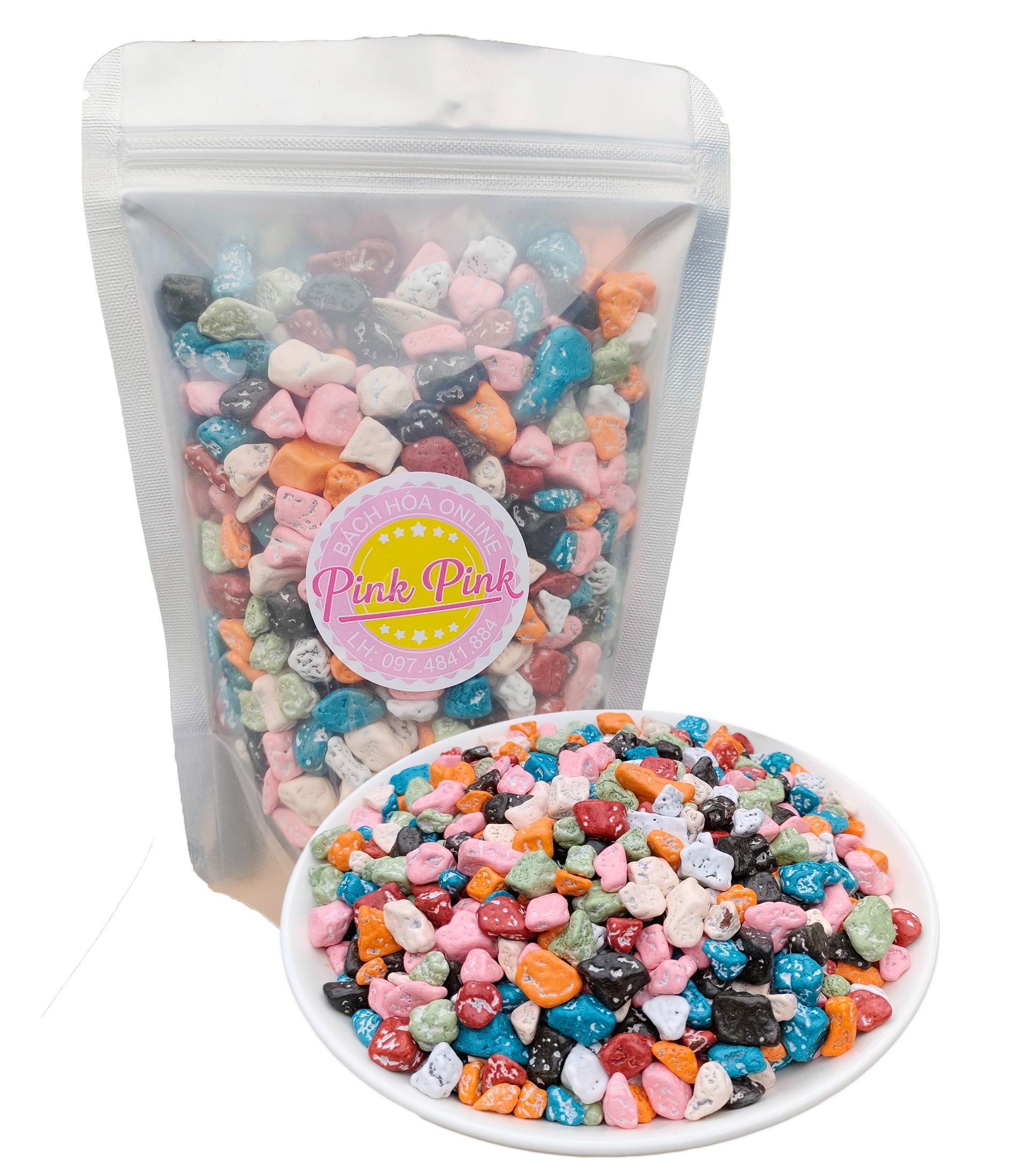 200g kẹo sỏi socola - bánh kẹo - đồ ăn vặt - bách hóa online uy tín