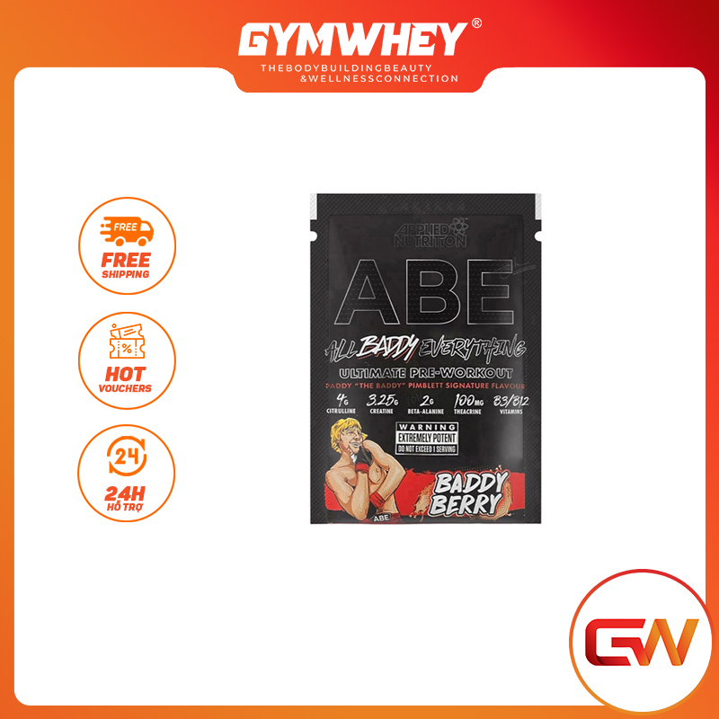 Gói Thử Sample APPLIED NUTRITION ABE Pre Workout 1 Lần Dùng (11 Gram)