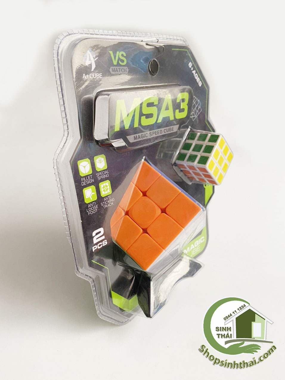 [HCM]Vỉ hai cục rubik to nhỏ 3x3