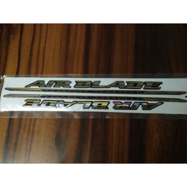 Bộ tem nổi Airblade 2007 hàng nhập Thái Lan theo xe