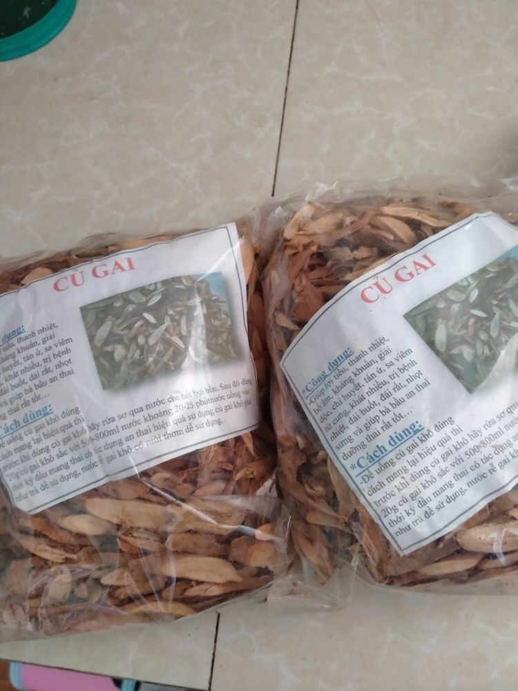 500gr củ gai khô dưỡng thai an thai