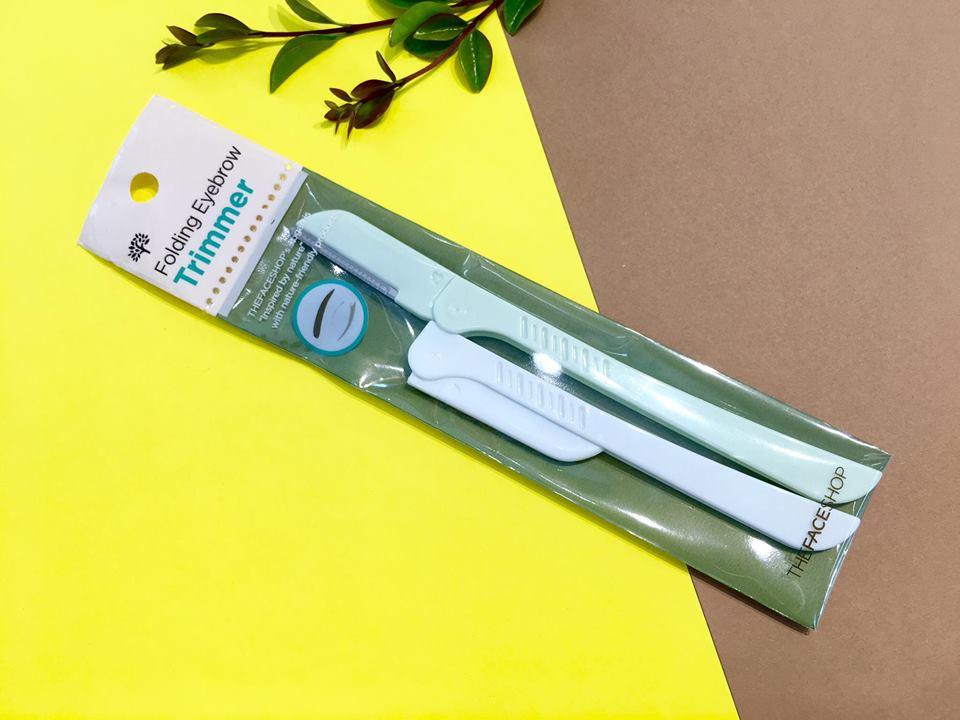 (Chính Hãng) Bộ Dao Cạo Chân Mày The Face Shop Folding Eyebrow Trimmer