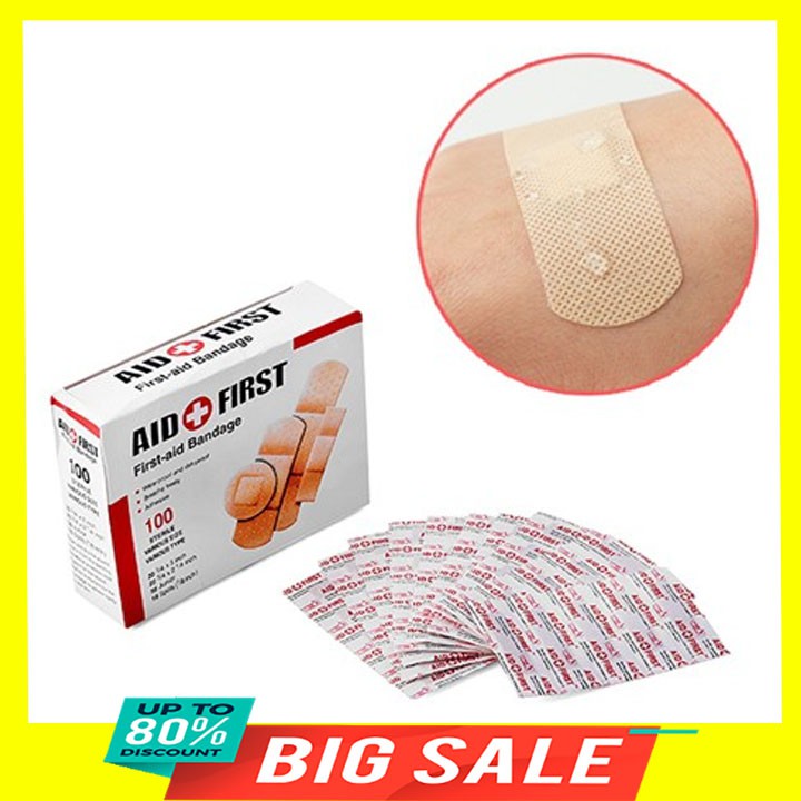 Bộ 25 miếng băng vết thương ago nhiều kích thước
