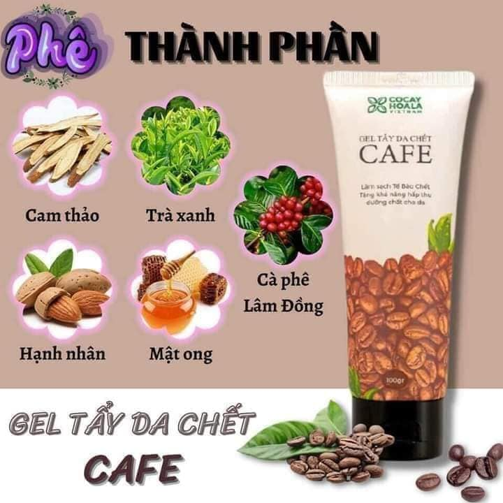 Tẩy tế bào chết Cafe