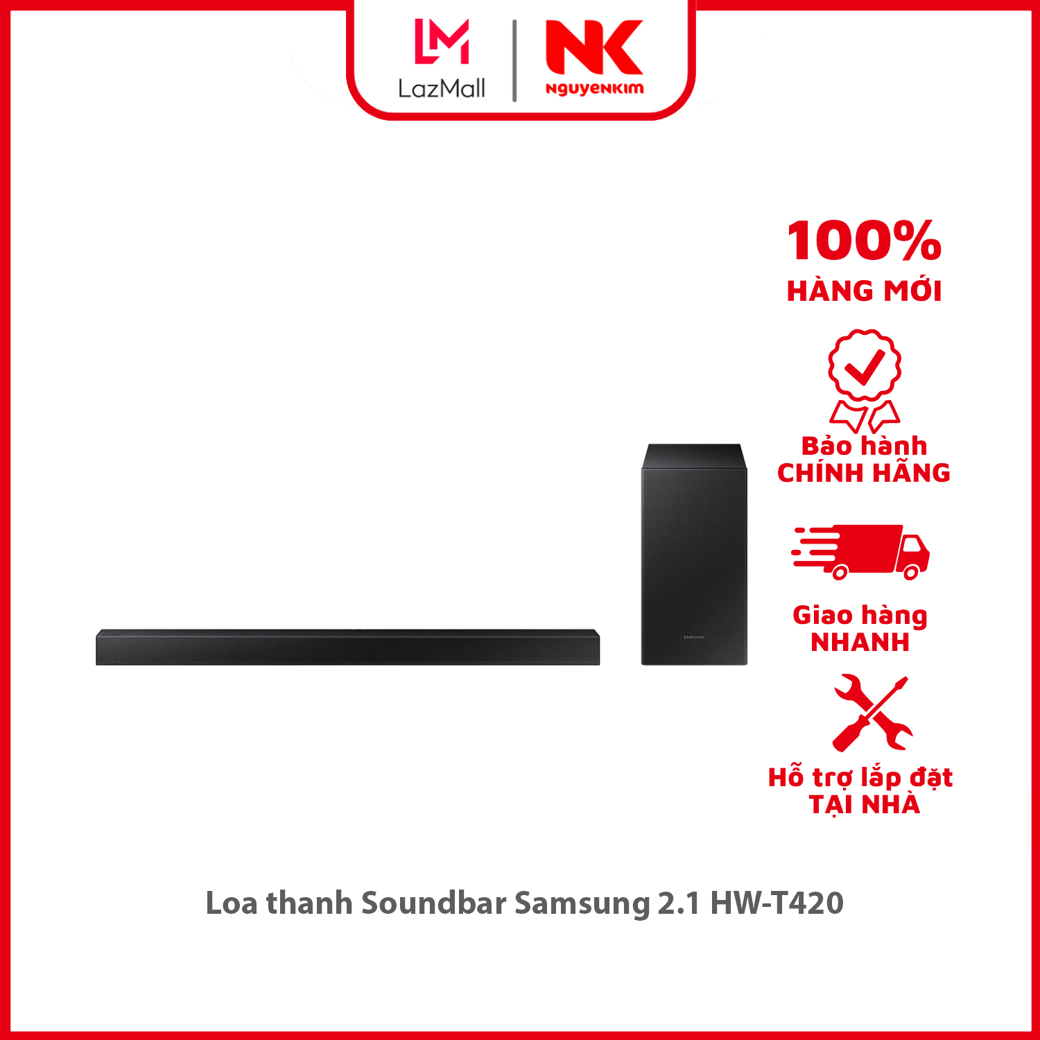Loa thanh soundbar samsung 2.1 hw-t420