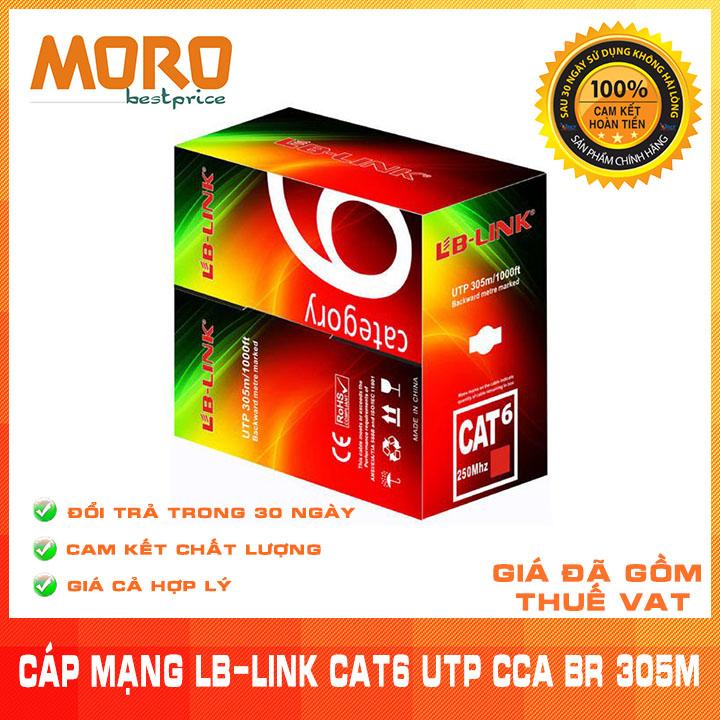 Cuộn dây cáp mạng LB-LINK Cat6 UTP CCA BR 305m