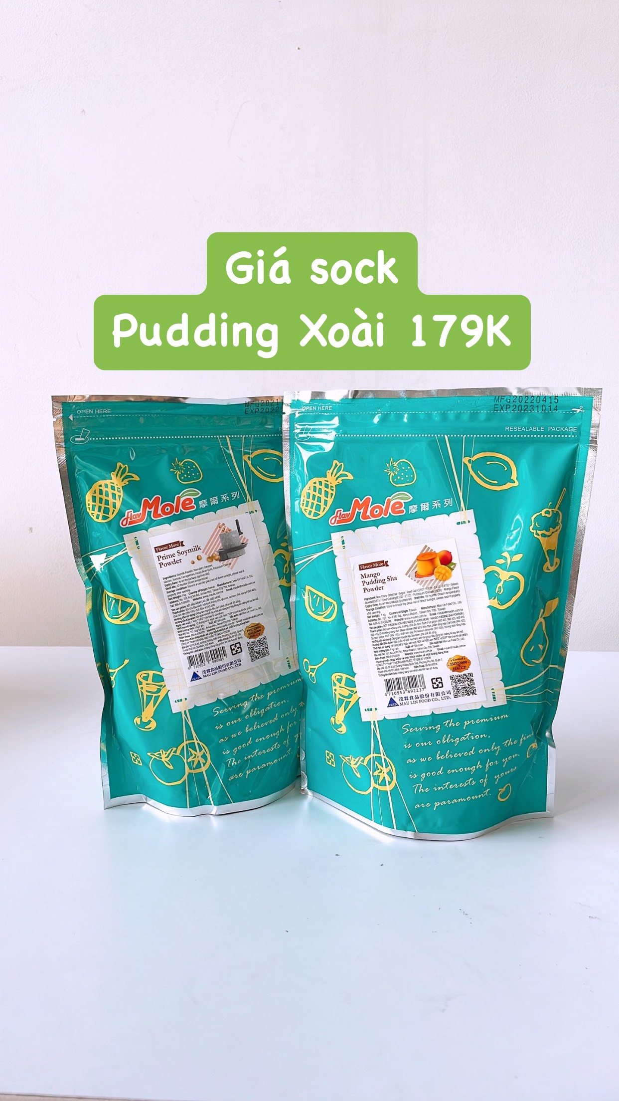 Pudding Xoài /pudding mole maulin/ pudding các vị