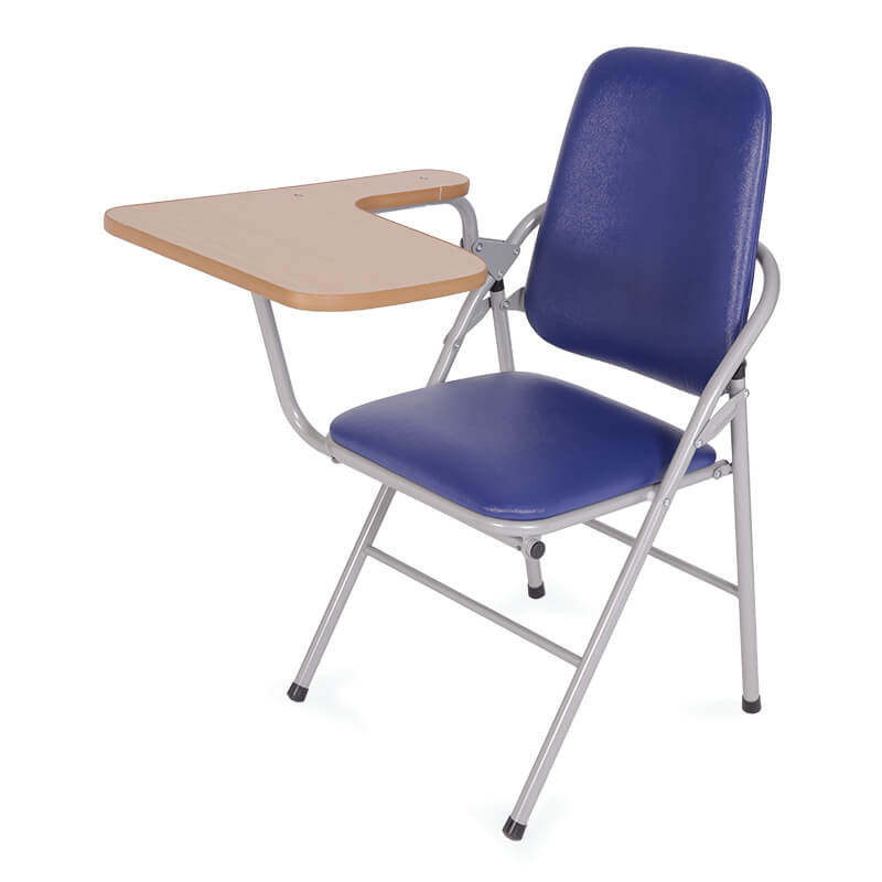Ghế gấp liền bàn, ghế xếp liền bàn học gỗ hoặc nhựa GG04B-S khung thép sơn