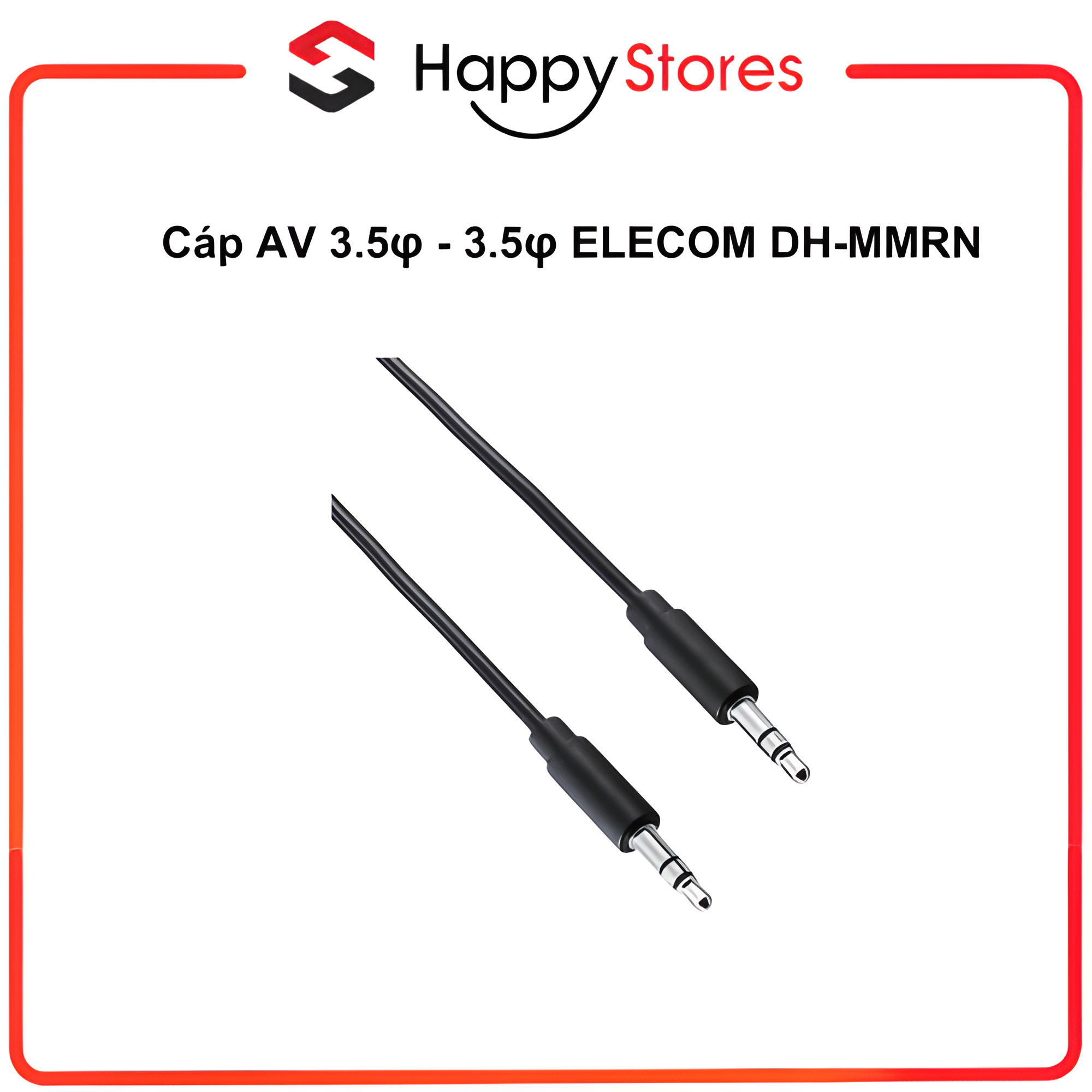 Cáp Chuyển Đổi AV Elecom DH-MMRN Jack 3.5 Chính Hãng