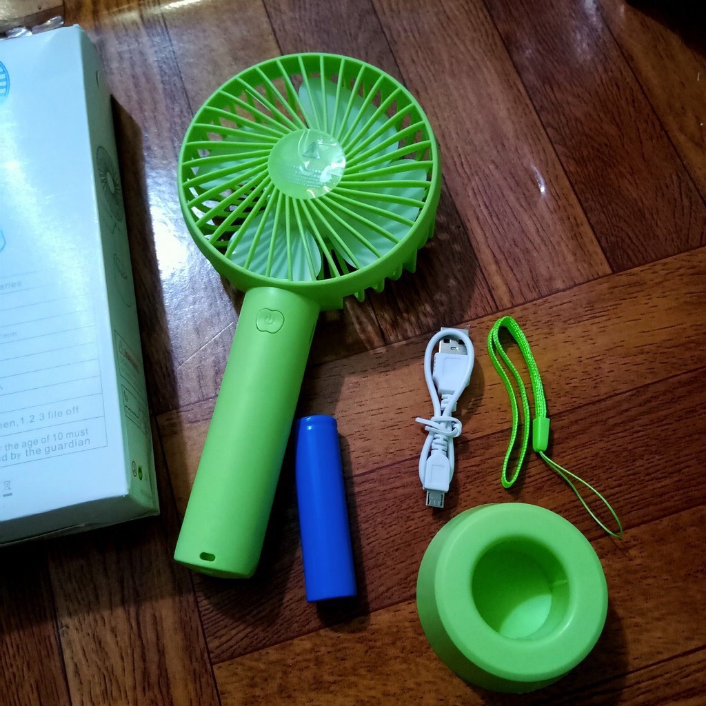 Quạt cầm tay - quạt mini tích điện N9 3 cấp độ gió