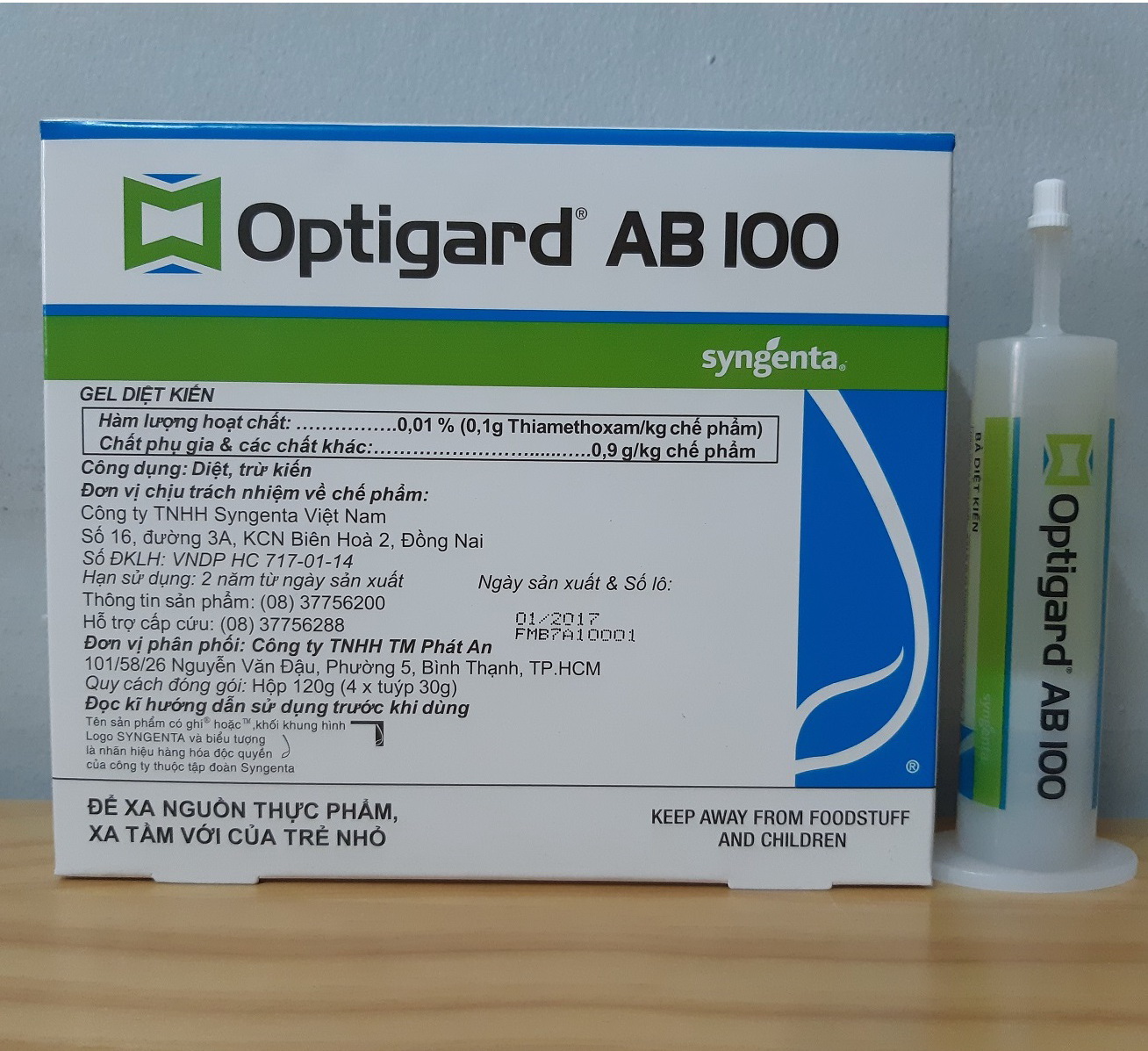 Thuốc diệt kiến hiệu quả cao Optigard AB 100 ( Tuýp 30g )